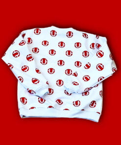 Deluxe Sweater - White & Red