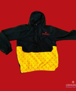 Deluxe Rain Jacket - Black, Red & Yellow