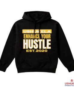 Ushukela Hustle Hoodie 2.0 - Black